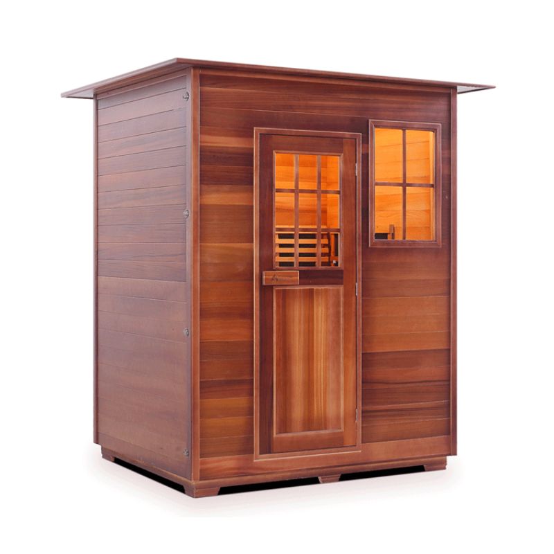Enlighten Sapphire-3 Person-Hybrid Sauna-Slope Roof
