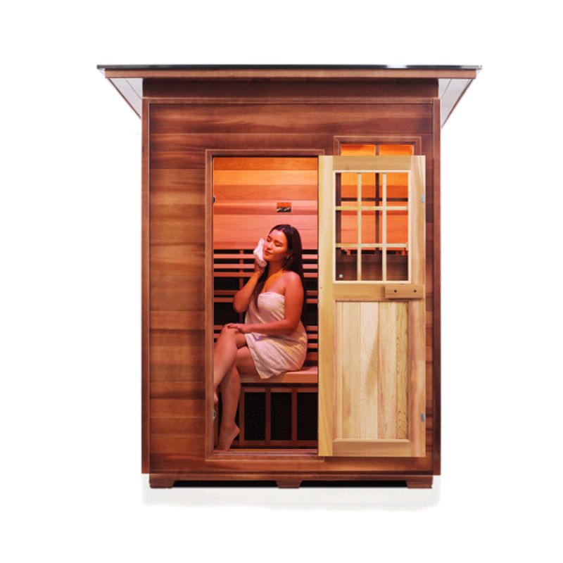 Enlighten Sapphire-3 Person-Hybrid Sauna-Slope Roof