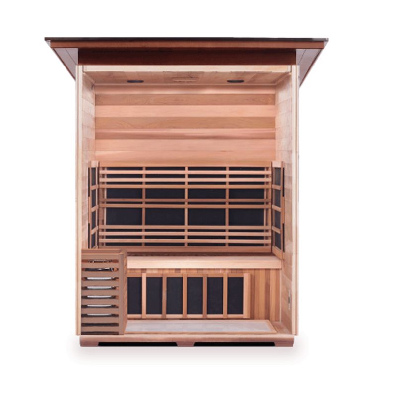 Enlighten Sapphire-3 Person-Hybrid Sauna-Interior