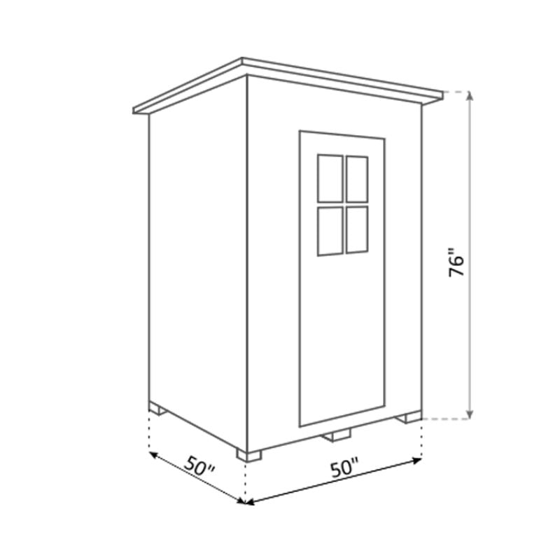 Enlighten Sapphire-3 Person-Hybrid Sauna-Specs