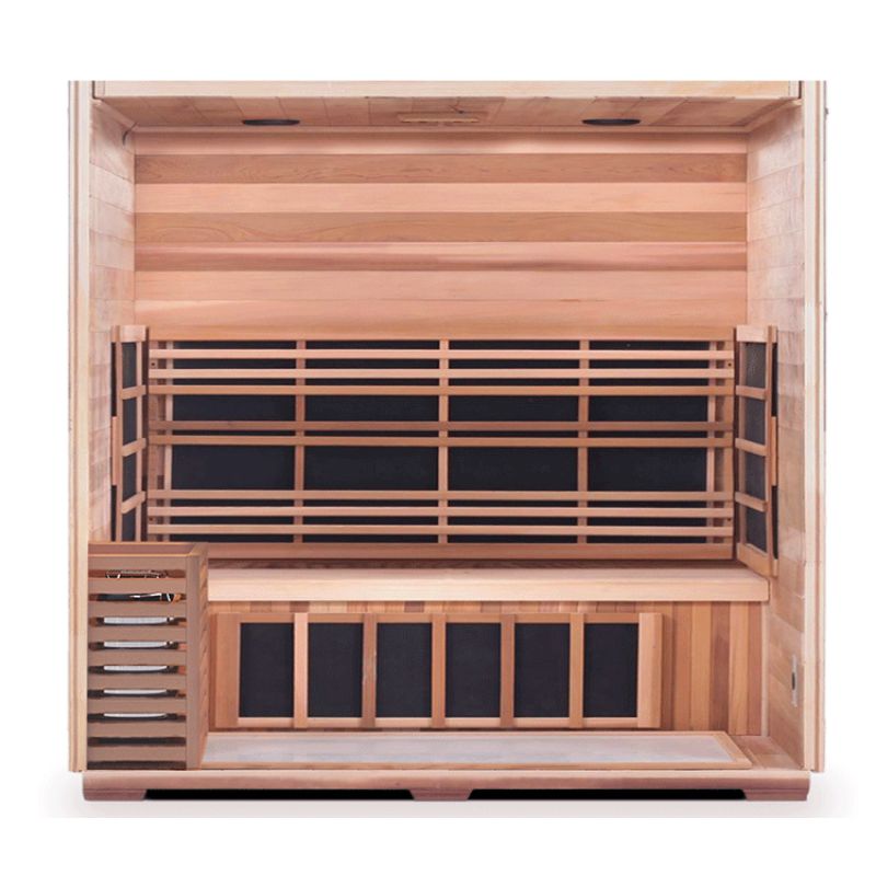 Enlighten Sapphire-4-Person-Hybrid Sauna -Interior