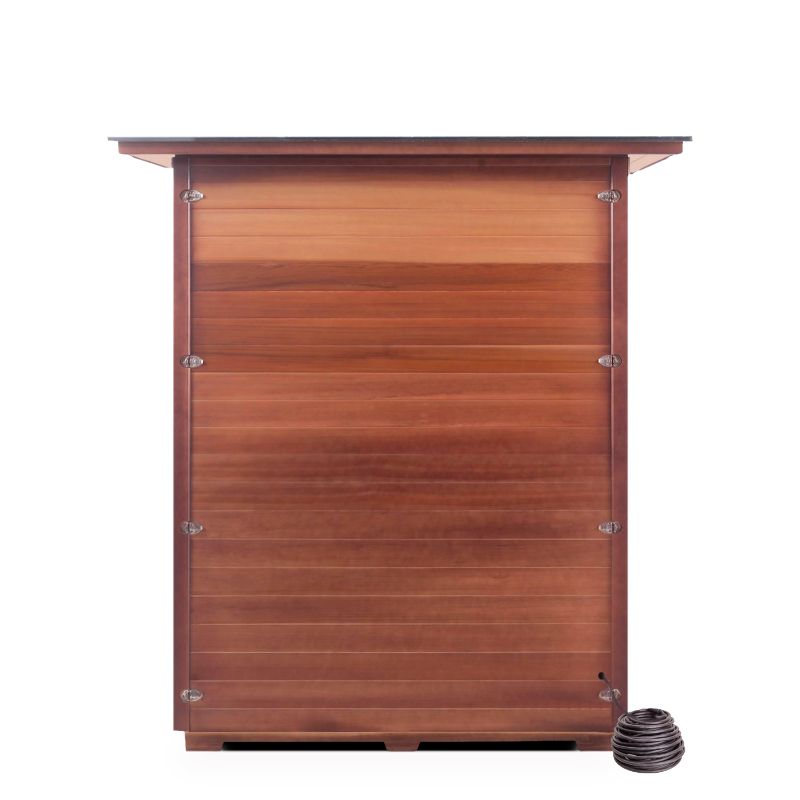 Enlighten Sunrise 2 Person Traditional Sauna - View of back