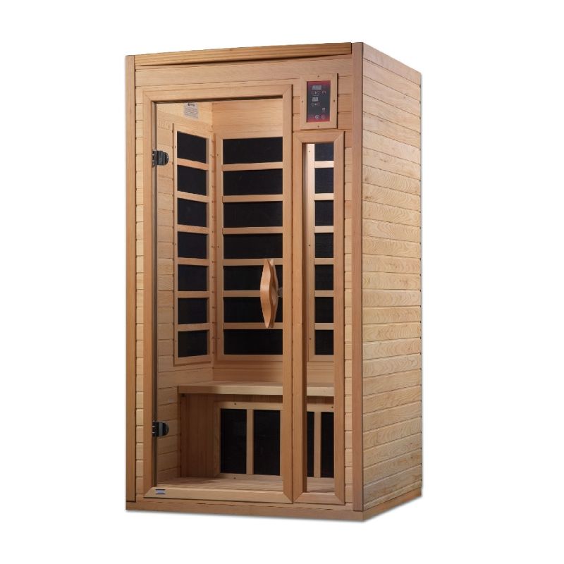 Golden Design Geneva Elite GDI-6106-01 Infrared Sauna - front angle view