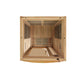 Golden Design Geneva Elite GDI-6106-01 Infrared Sauna - top down view, roof cut away