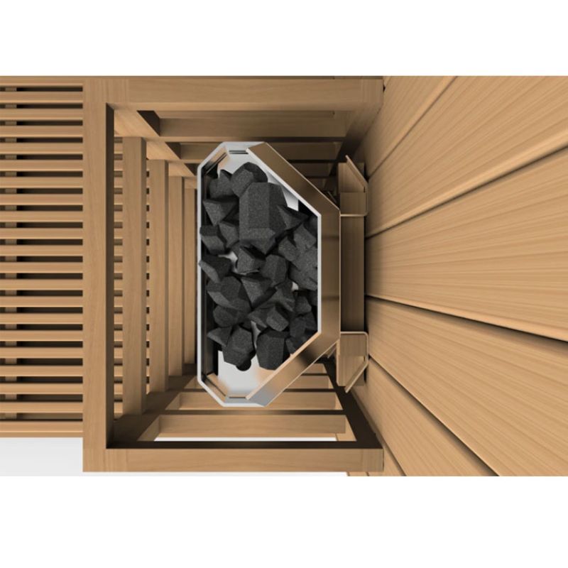 Golden Designs Sundsvall 2 Person Traditional Steam Sauna GDI-7289-01-heater
