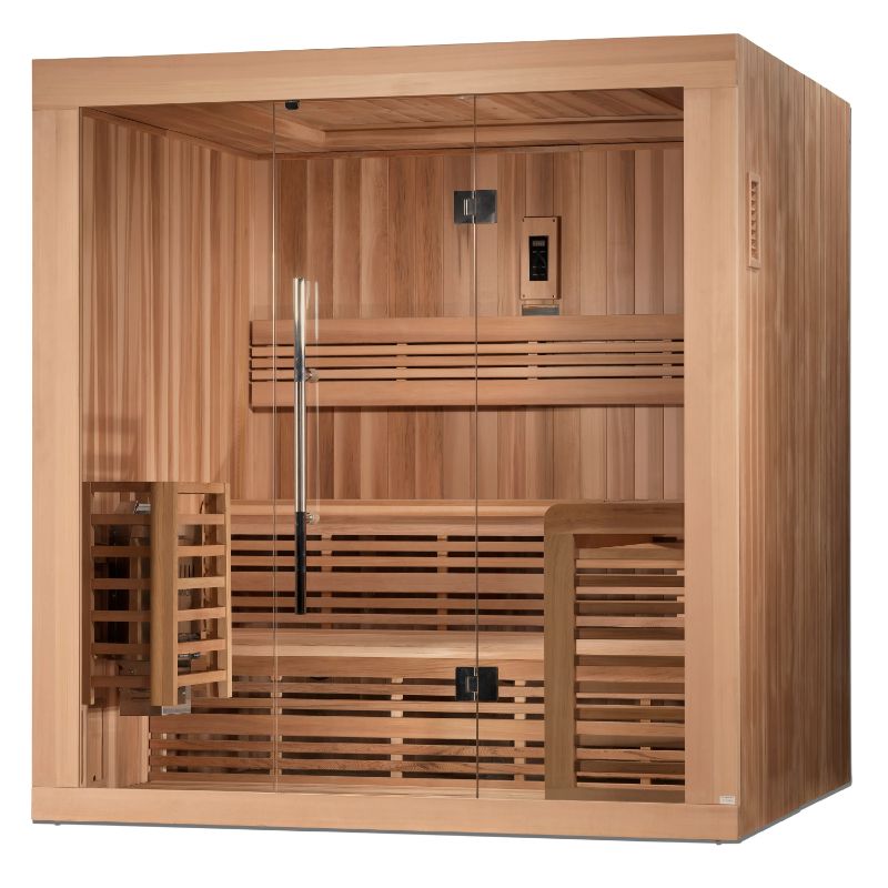 Osla 6 Person Traditional Steam Sauna GDI-7689-01 - angle view 1