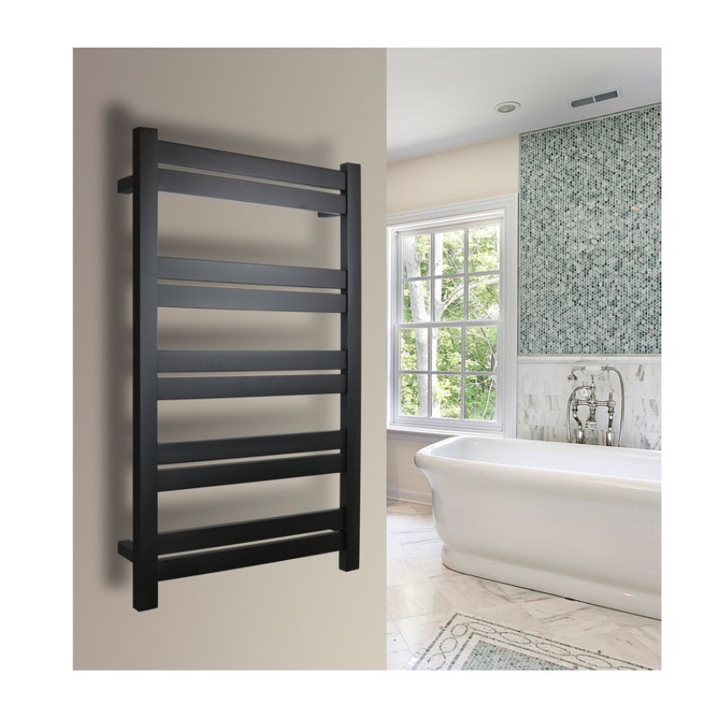 WarmlyYours Grande 10 TWS6-GRD10BH Towel Warmer - Black Finish