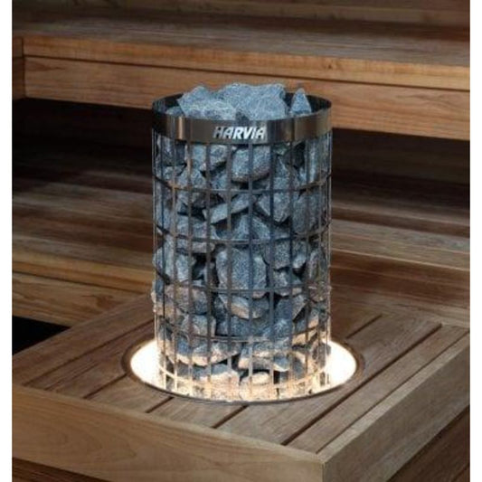 Harvia HPCU2L Embedding Flange - installed