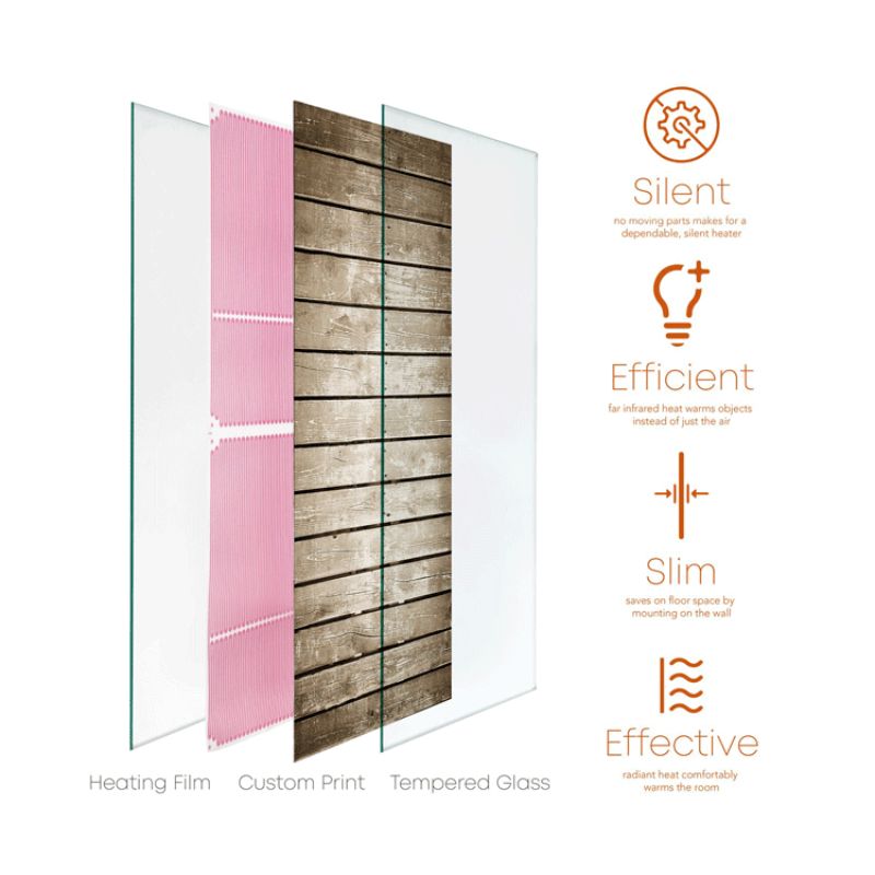 Heatstorm Radiant Heat Electric Wall Heater - energy efficient