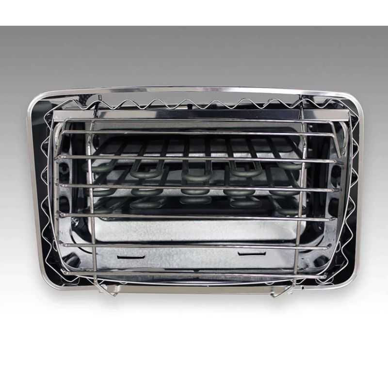 HomeHeat H300 Hotass Sauna Heaters - view of grill from top