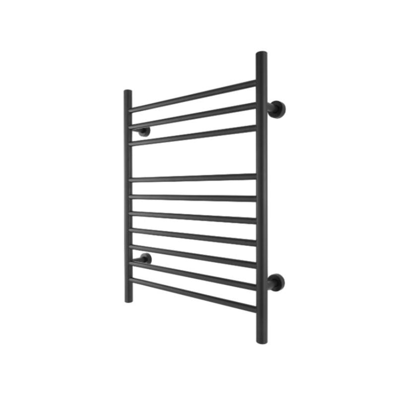 WarmlyYours Inifinity TW-F10BS-HP Towel Warmer - Dual Connection - Black Finish