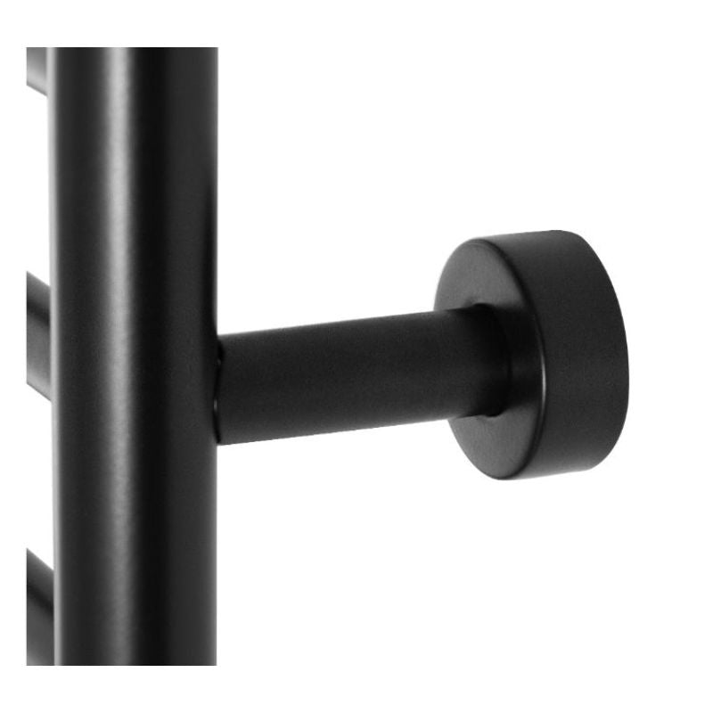 WarmlyYours Inifinity TW-F10BS-HP Towel Warmer - Dual Connection - Black Finish