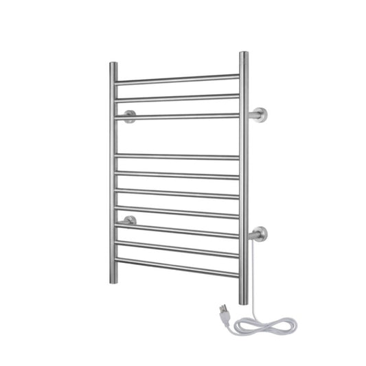 WarmlyYours Inifinity TW-F10BS-HP Towel Warmer - Dual Connection - Brushed