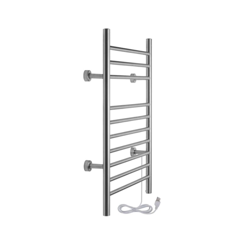 WarmlyYours Inifinity TW-F10BS-HP Towel Warmer - Dual Connection - Brushed