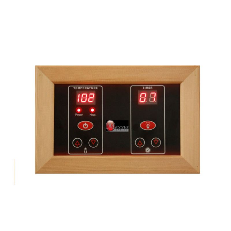 Maxxus MX-K406-01 ZF Montilemar | 4 Person Near Zero EMF FAR Infrared Sauna-control panel