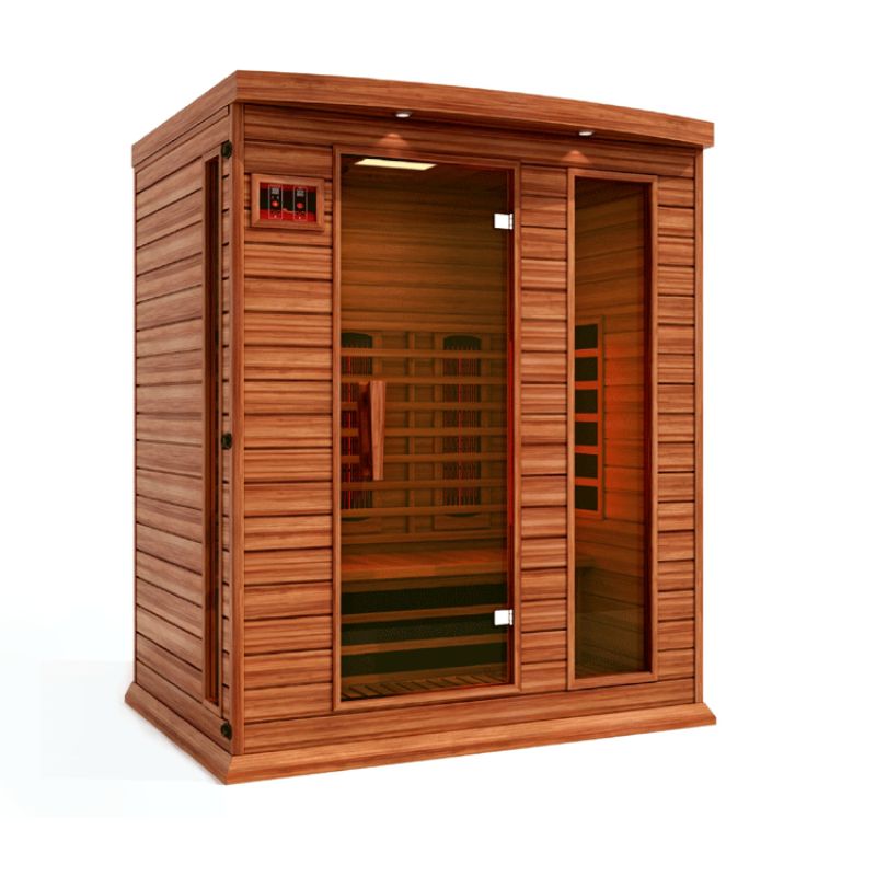 Maxxus MX-M306-01 FS CED Full Spectrum Indoor Infrared Sauna - full view, no background
