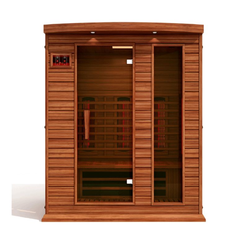 Maxxus MX-M306-01 FS CED Full Spectrum Indoor Infrared Sauna - full direct view, no background