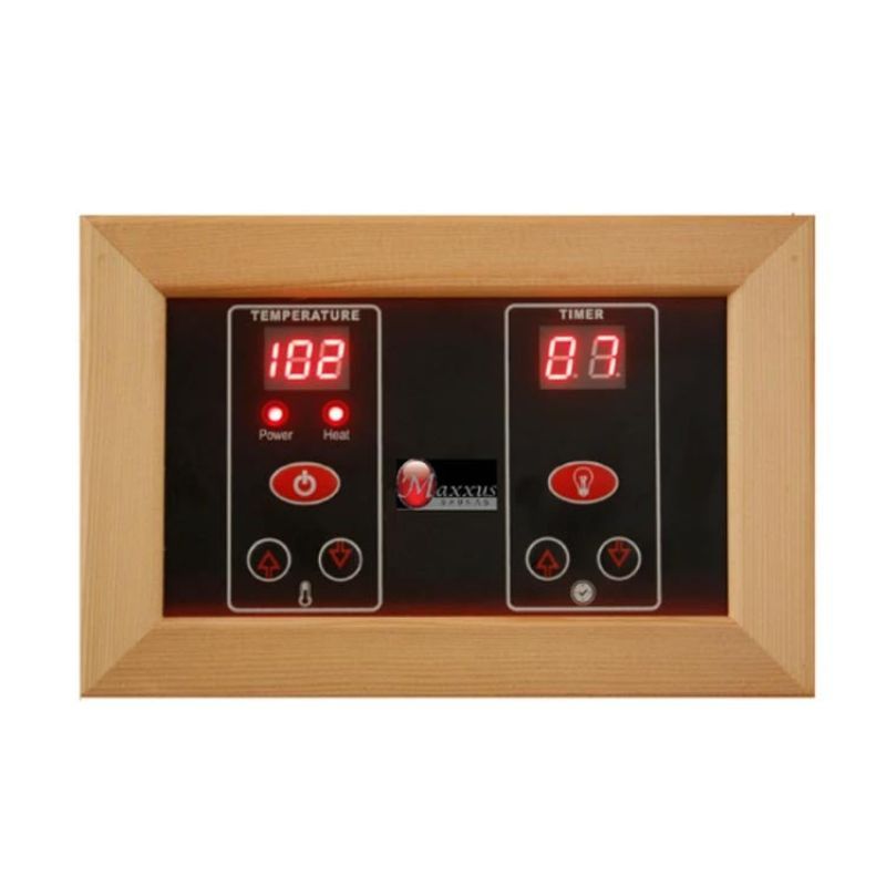 Maxxus MX-M306-01 FS CED Full Spectrum Indoor Infrared Sauna - control panel
