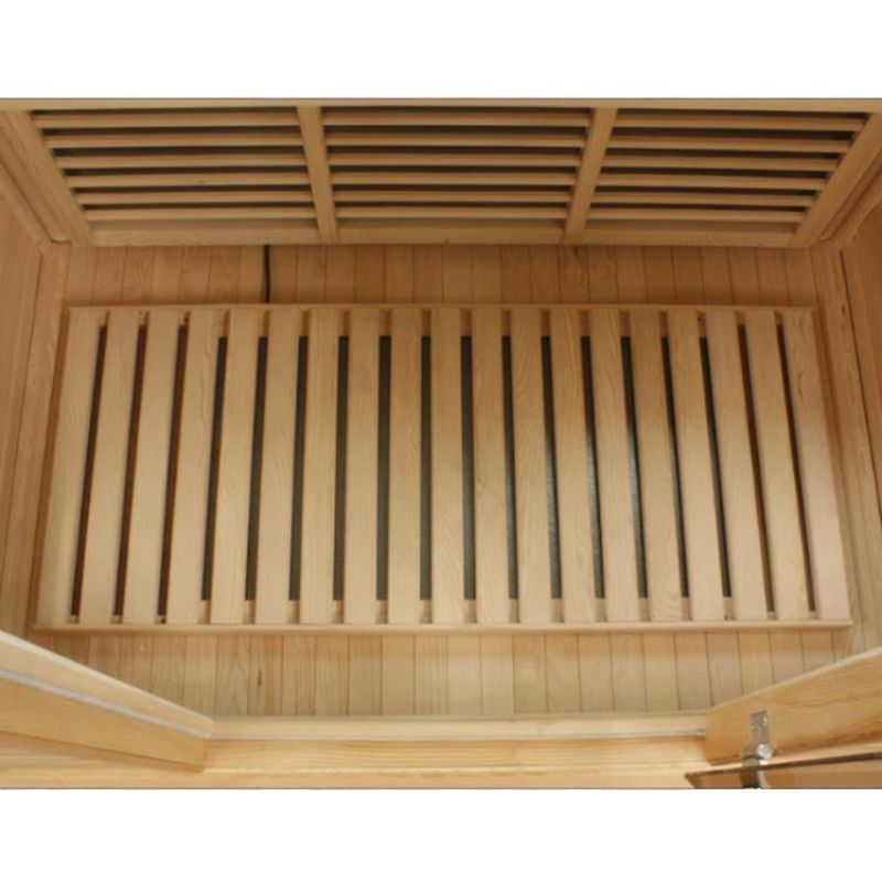 Maxxus MX-M306-01 FS CED Full Spectrum Indoor Infrared Sauna - interior slat floor