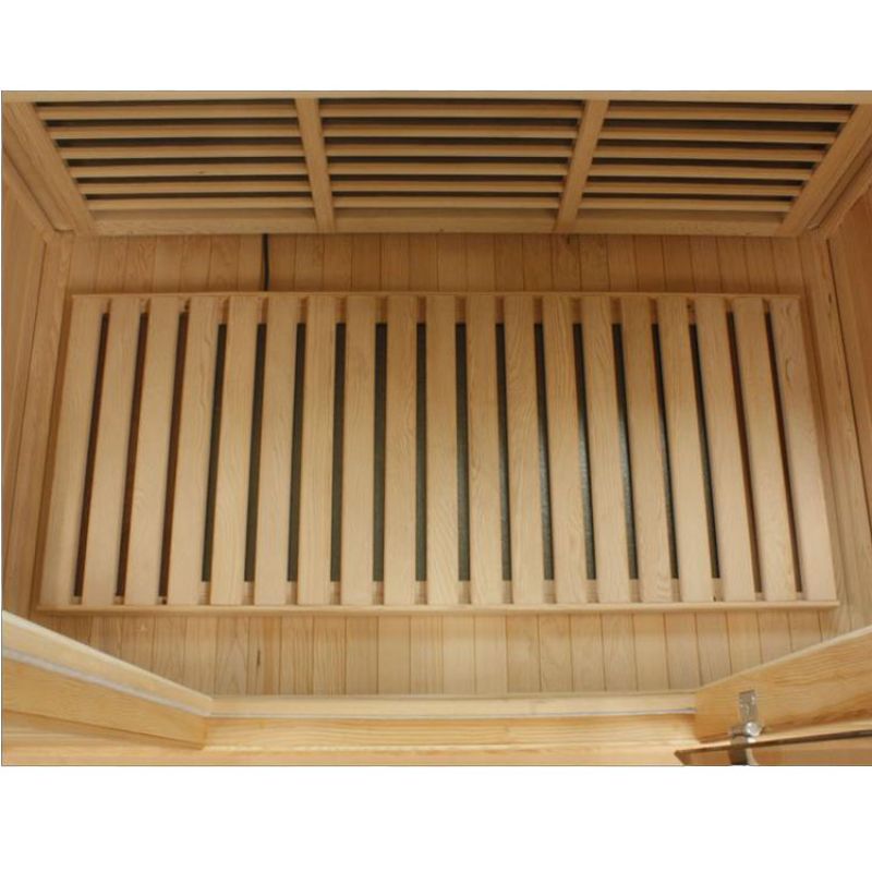 Maxxus MX-K306-01 | 3 Person Low EMF Indoor FAR Infrared Sauna - Hemlock or Cedar-interior floor