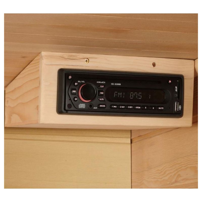 Maxxus MX-K356-01 ZF Corner Infrared Sauna - built in radio