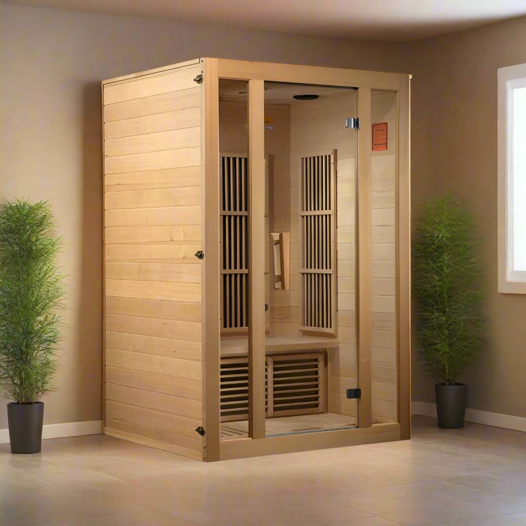 Maxxus Sauna Seattle MX-J206-01 - 2 Person Low EMF Indoor FAR Infrared Sauna