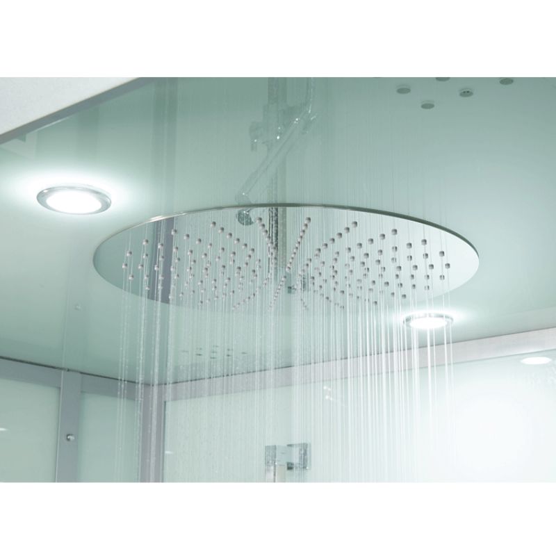 Maya Bath Anzio Steam Shower - rainfall showerhead