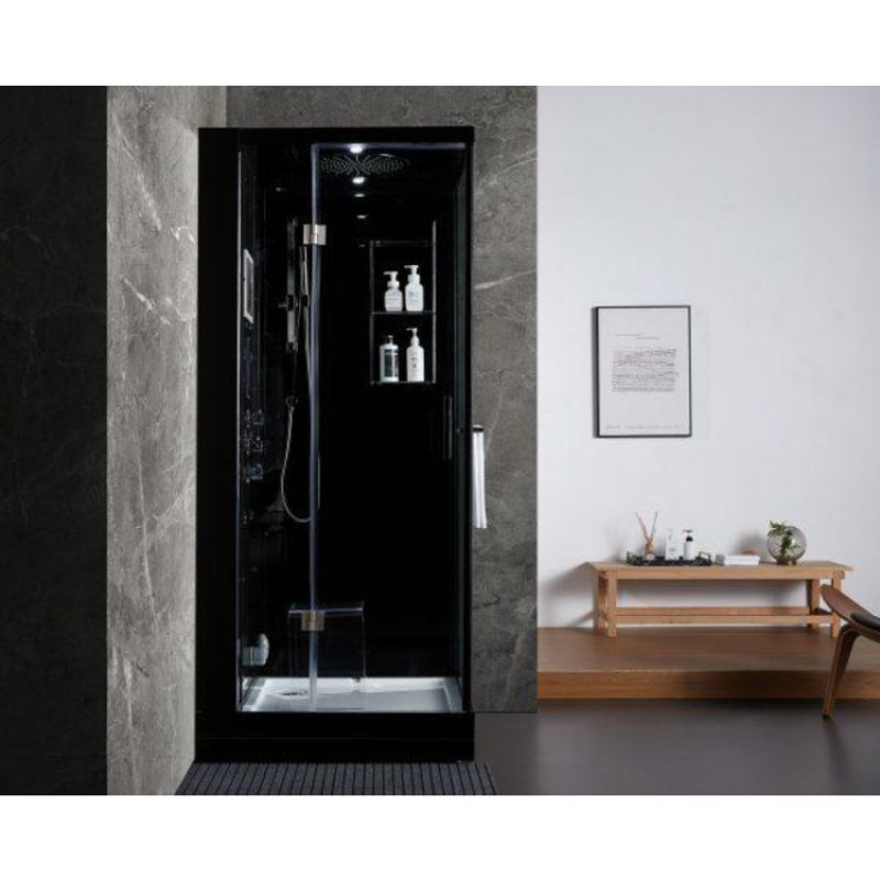 Maya Bath Arezzo 203 Steam Shower - black