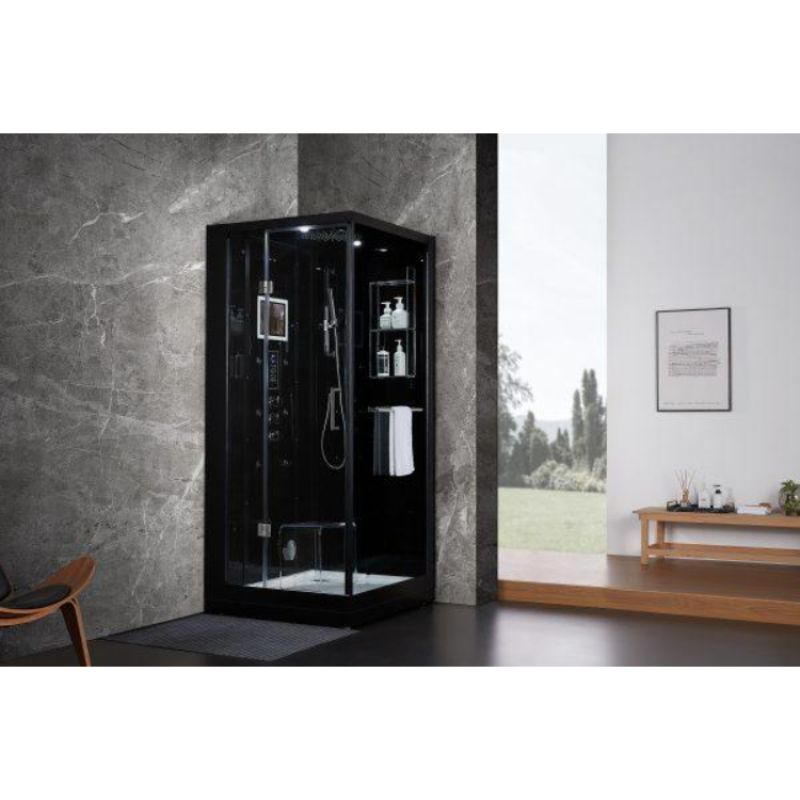 Maya Bath Arezzo 203 Steam Shower - black