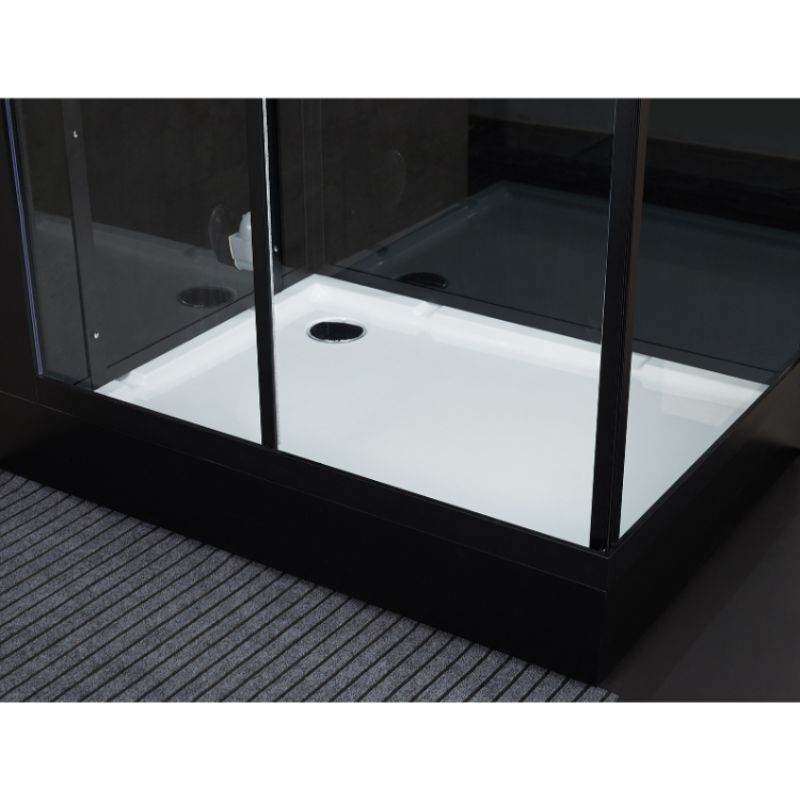 Maya Bath Platinum Lucca Steam Shower with TV - floor