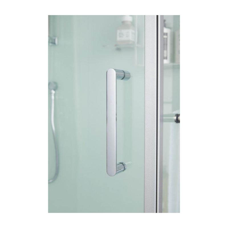 Maya Bath Platinum Lucca Steam Shower with TV - door handle