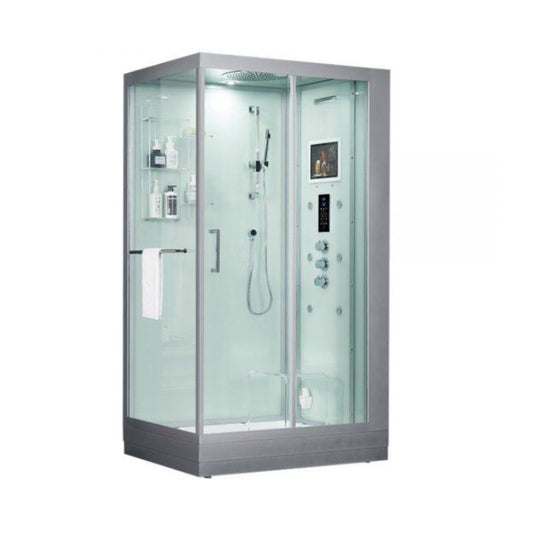 Maya Bath Platinum Lucca Steam Shower with TV