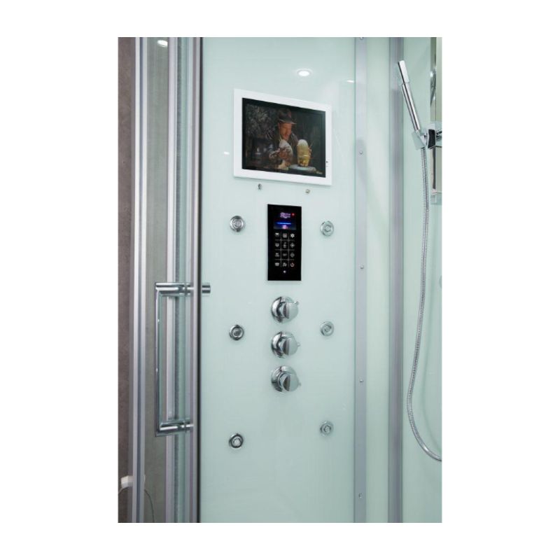 Maya Bath Platinum Lucca Steam Shower with TV - control panel