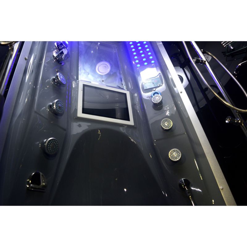 Maya Bath Platinum Superior Steam Shower & Tub Combo - control panel
