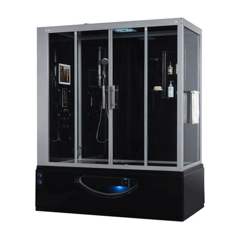 Maya Bath Platinum Catania Steam Shower - black