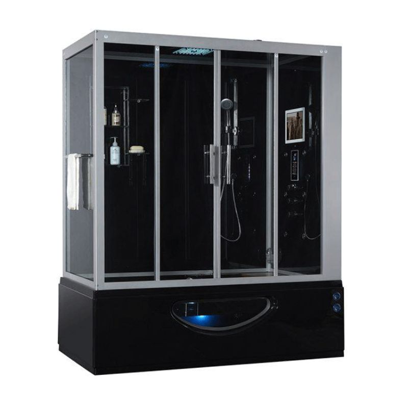 Maya Bath Platinum Catania Steam Shower - black