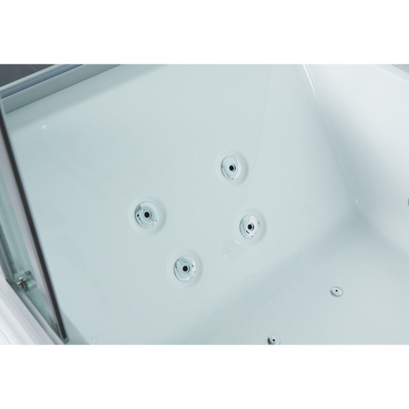 Maya Bath Platinum Catania Steam Shower - tub jets