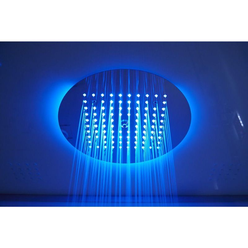 Maya Bath Platinum Catania Steam Shower - blue chromotherapy