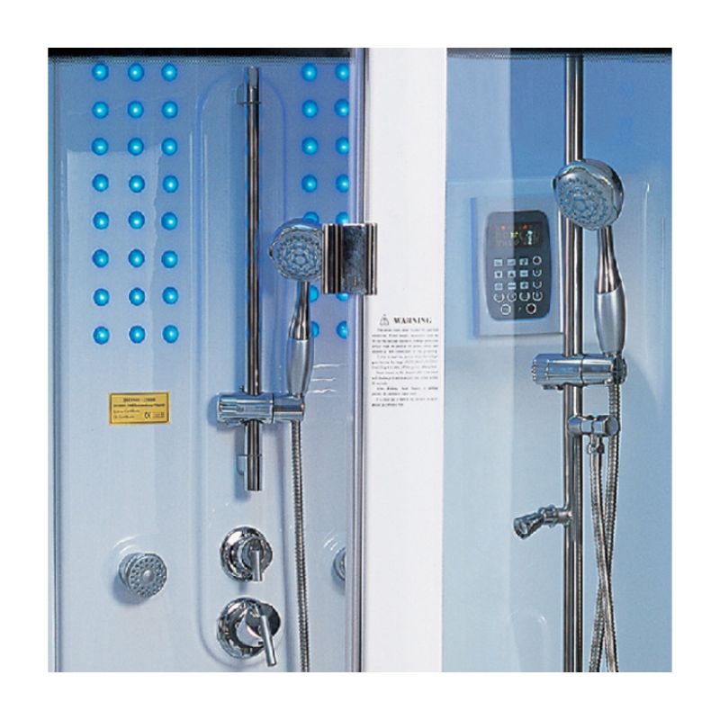 Maya Bath Platinum Siena Steam Shower & Tub Combo 4 kW - handheld shower head
