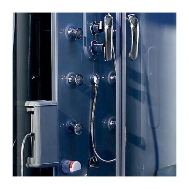 Maya Bath Platinum Siena Steam Shower & Tub Combo 4 kW - shower controls and jets