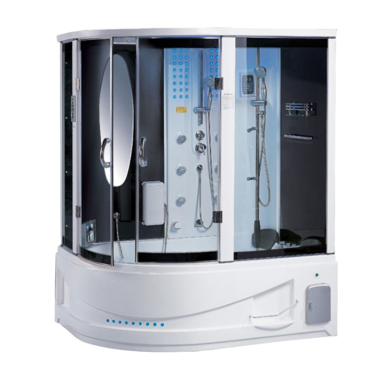Maya Bath Platinum Siena Steam Shower & Tub Combo 4 kW