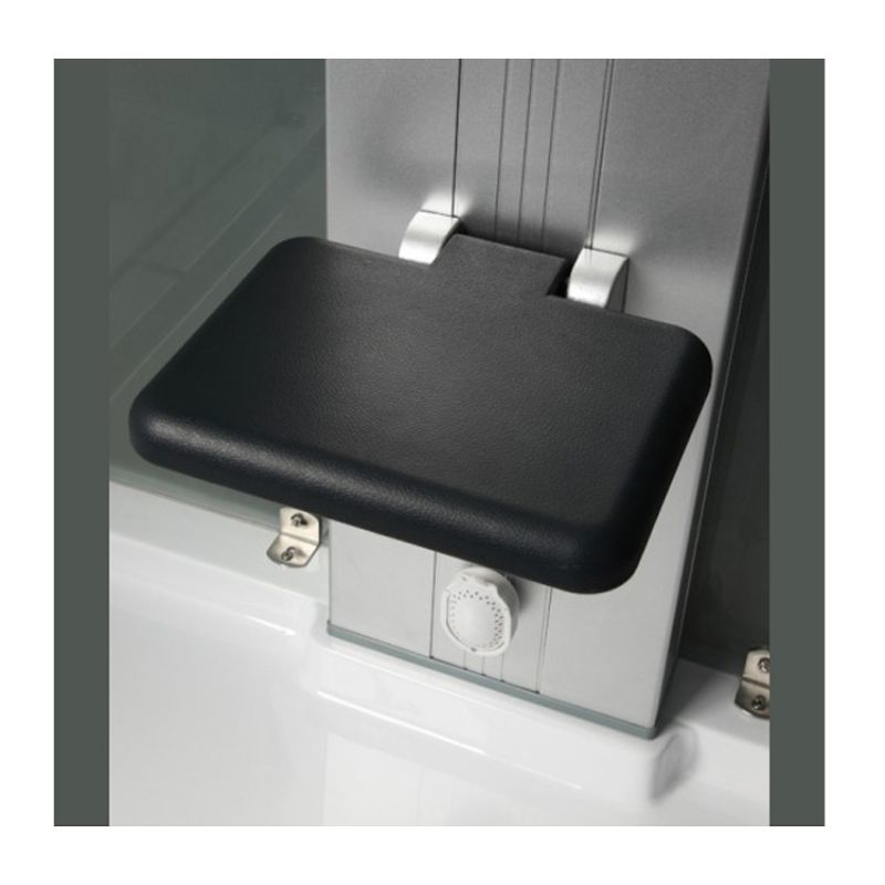 Mesa WS-300A | 47 x 35 3 kW Luxury Steam Shower with Jets, Seat & Radio - fold down seat