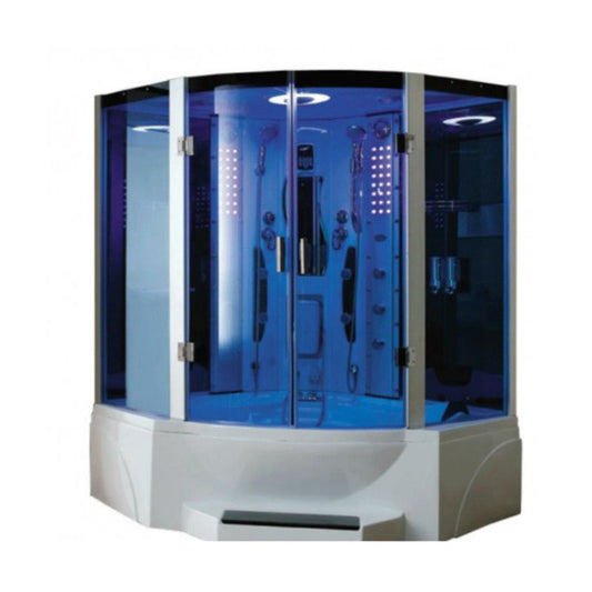 Mesa-WS- 608A-Steam Shower - Blue Glass