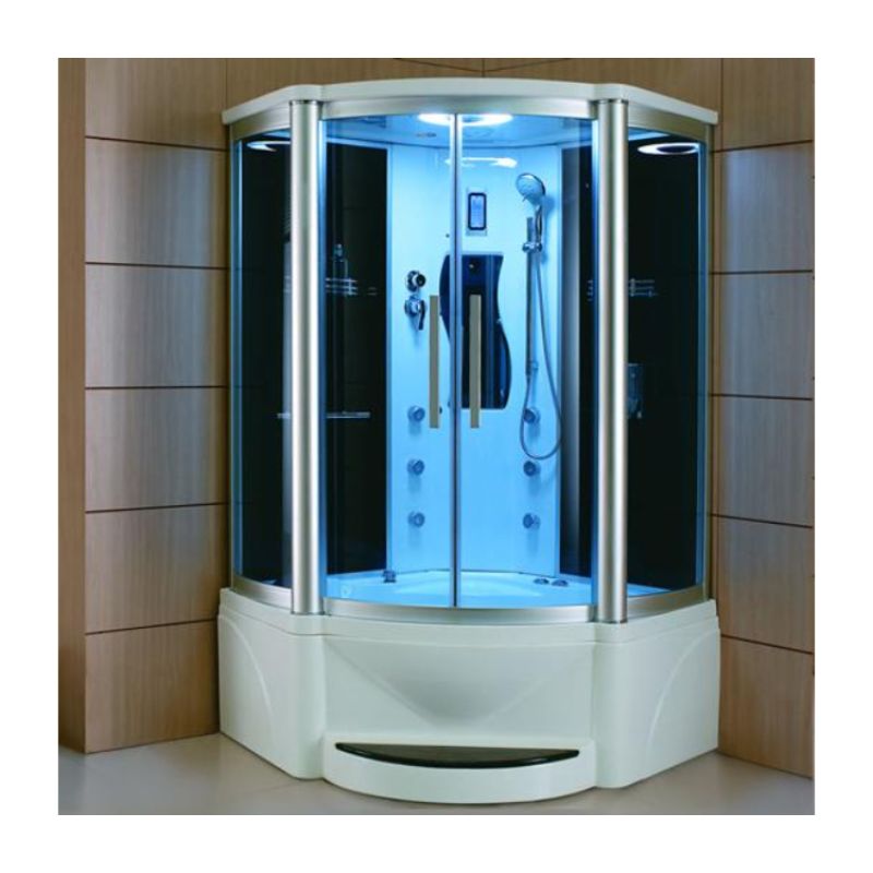Mesa-WS-609A Luxury Steam Shower - Blue Glass