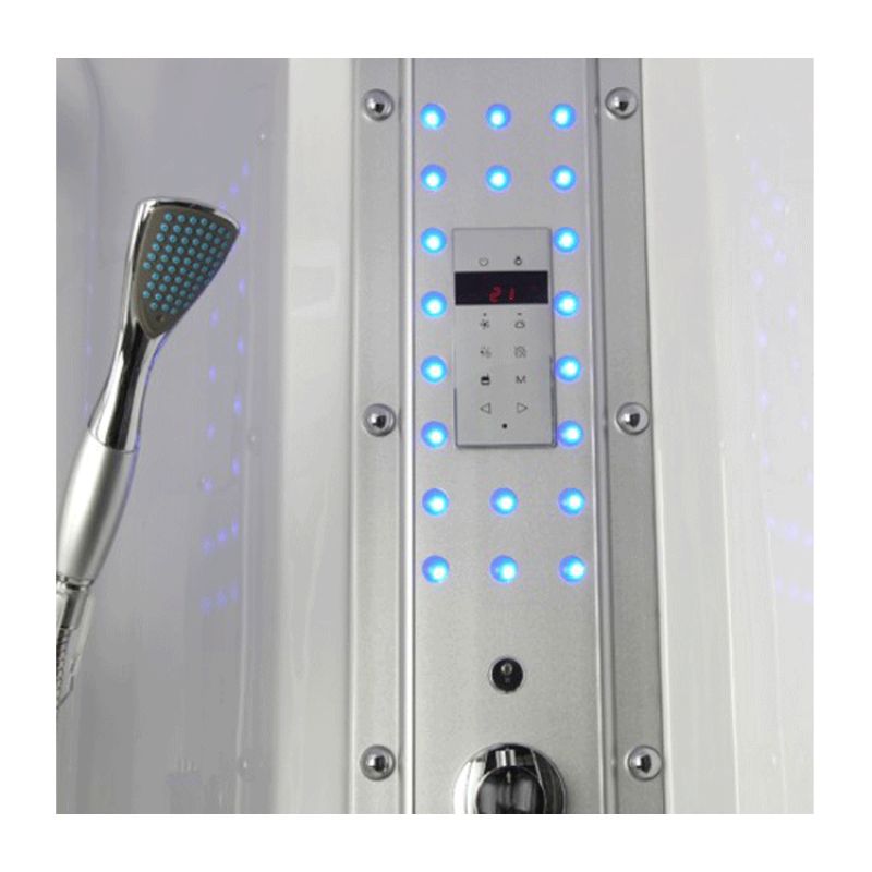 Mesa-WS-905 Luxury Steam Shower Tub Combo-Interior