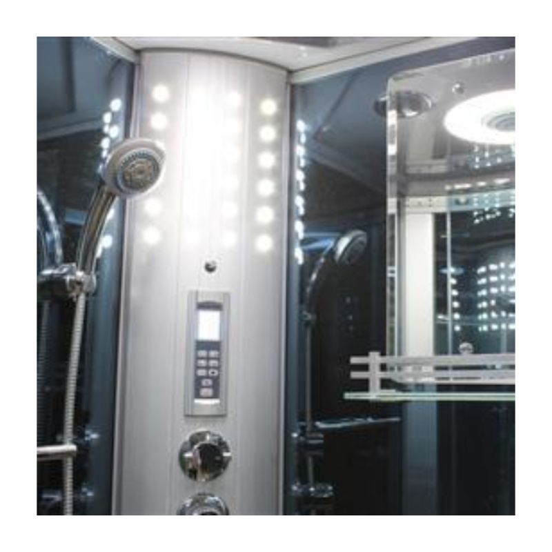 Mesa WS-801L Luxury Steam Shower -lit up