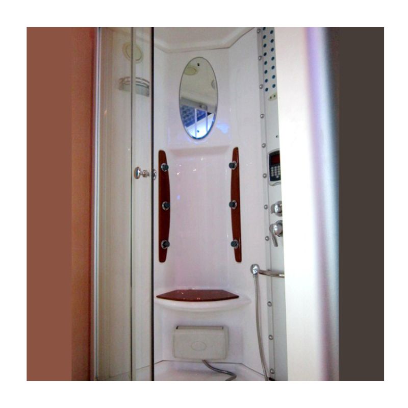 Mesa WS-803A - Luxury Steam Shower - clear-Interior