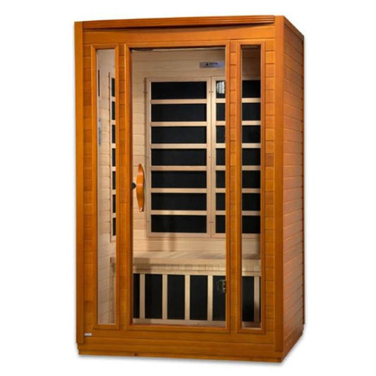 Dynamic Saunas San Marino DYN-6206-01 | 2 Person Low EMF Far Infrared Sauna - front