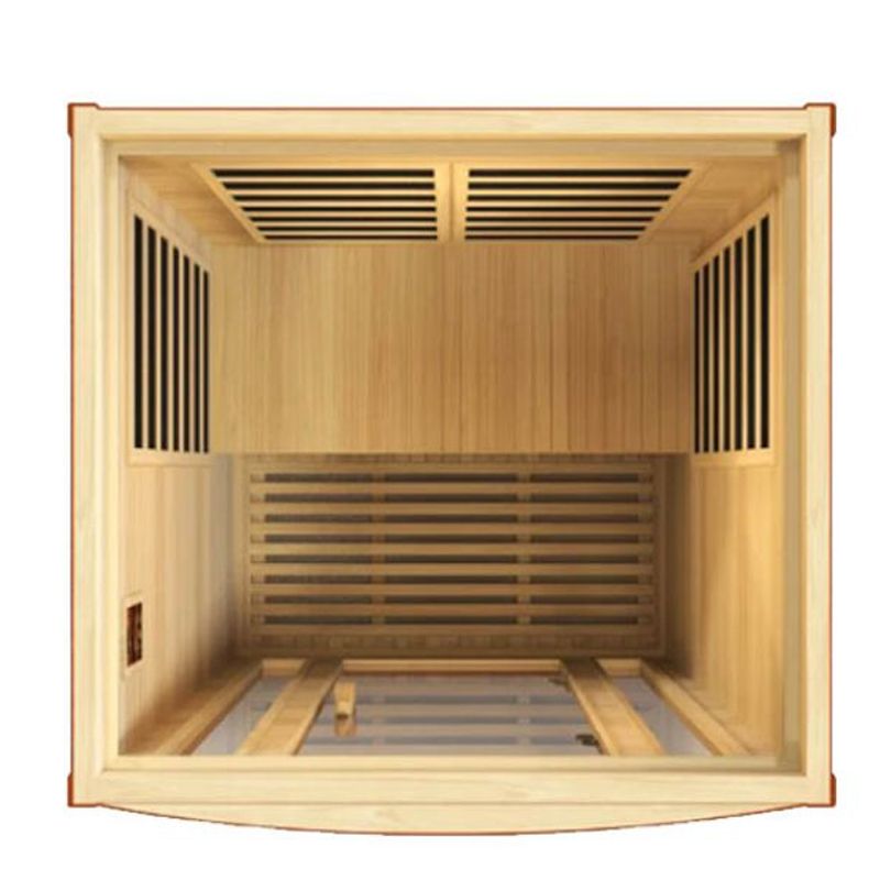 Dynamic Saunas San Marino DYN-6206-01 | 2 Person Low EMF Far Infrared Sauna - top cutaway