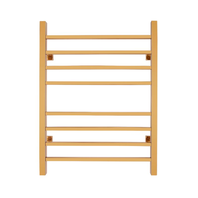 WarmlyYours Sierra TW-SR08GS-HP Dual Connection Towel Warmer Gold Finish
